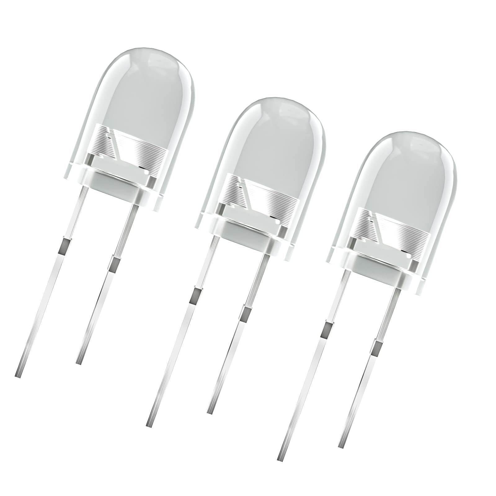5mm Warm White LED Bulbs - Super Bright CO RODE Diodes for DIY Electronics