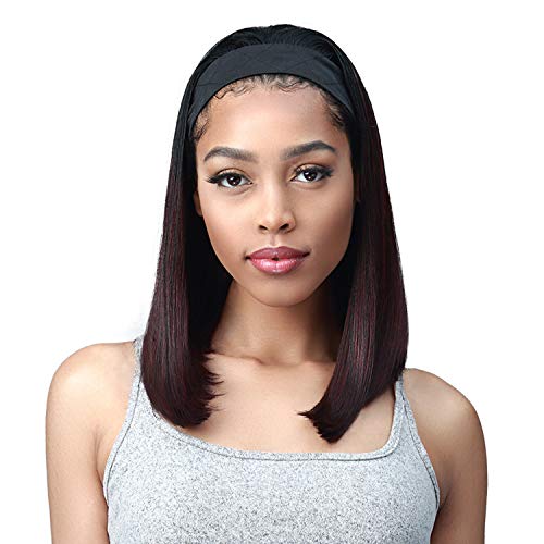 Bobbi Boss Headband Wig MediFresh M1005 Mavis (T1B/30) - Synthetic Hair Wig for Women, Quick & Easy Wear, Perfect for Cosplay, Daily Use & Special Occasions