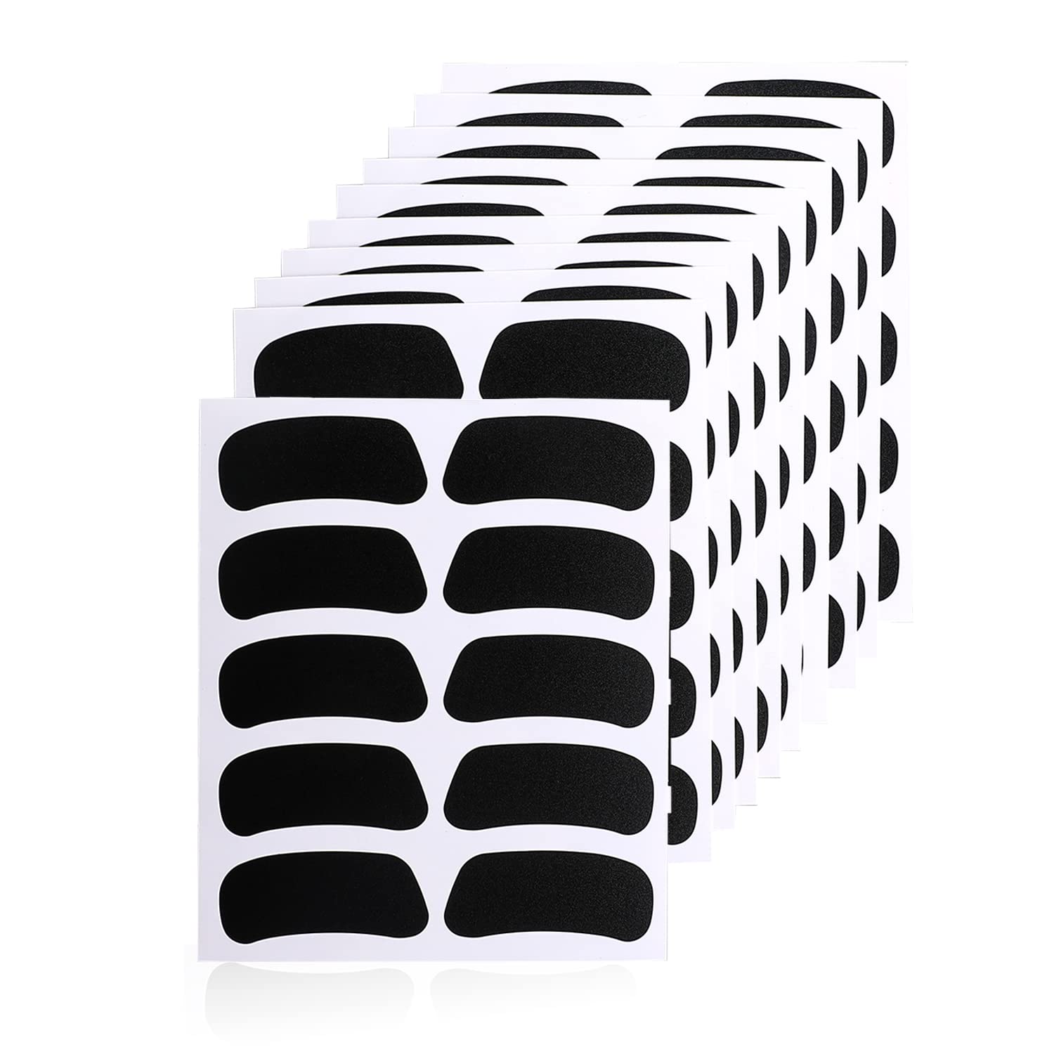 125 Pairs Customizable Eye Black Stickers for Kids - Football, Baseball, Softball & Lacrosse Face Stickers - Sports Game Day & Themed Birthday Party Accessories - Perfect for Sports Fans, Team Spirit & Youth Athletic Events