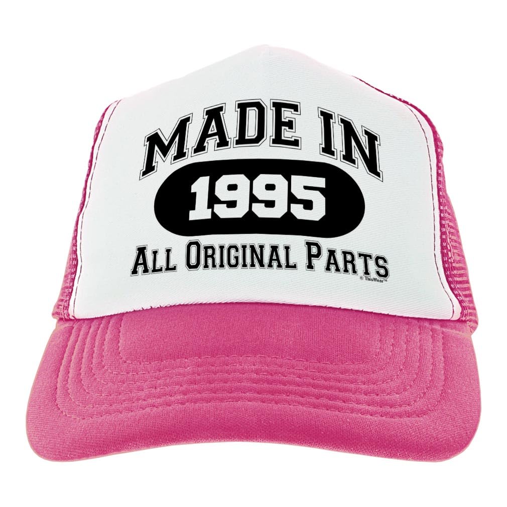ThisWear 30th Birthday Snapback Trucker Hat - Milestone Year Celebration Cap for Men & Women | Perfect for 30th Birthday Parties, Anniversary Gifts & Special Occasions