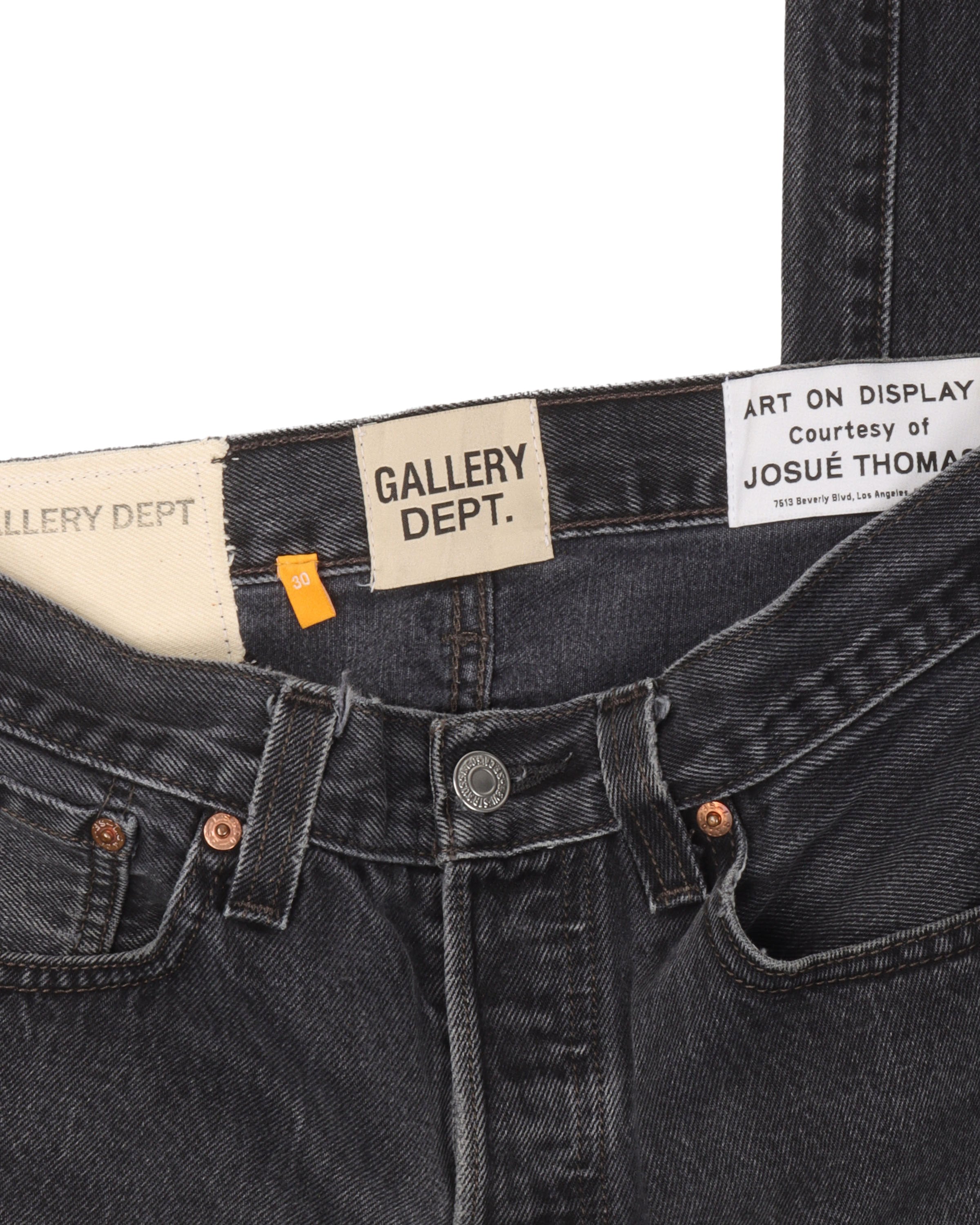 Gallery Dept 5001 High Waist Distressed Denim Jeans for Women - Vintage Style Ripped Skinny Jeans | Perfect for Casual Wear, Street Style & Night Out