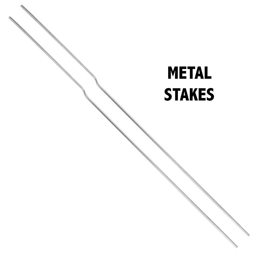 VictoryStore Tiered Birthday Cake Yard Decorations Set of 6 with Stakes - American Made Outdoor Party Decor for Birthdays, Anniversaries & Special Events