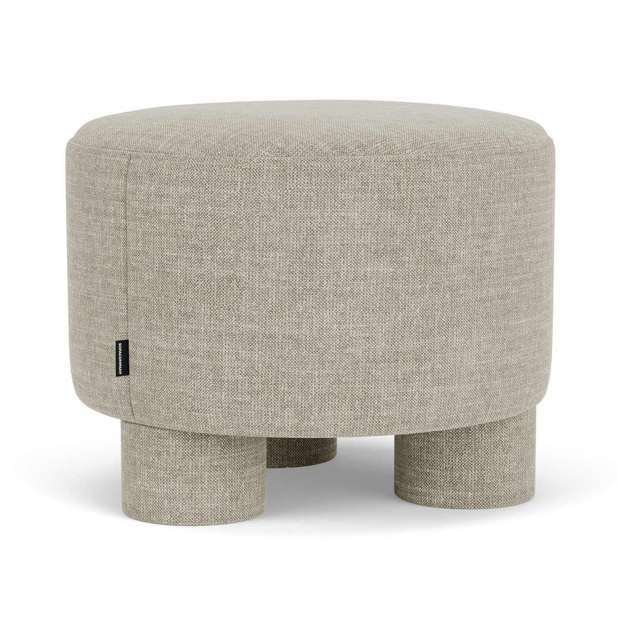 Faith Fabric Ottoman - Stylish and Versatile Storage Footstool for Living Room, Bedroom, or Nursery - Perfect for Extra Seating, Footrest, and Home Decor