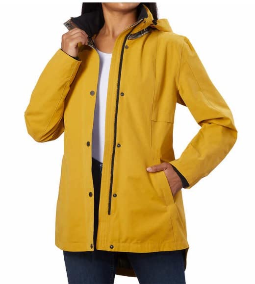 Pendleton Women's Carmel Waterproof Breathable Rain Jacket - Seam Sealed Trail Coat for Hiking & Outdoor Activities, GoldenRod (XS) - Perfect for Rainy Day Adventures & Nature Walks