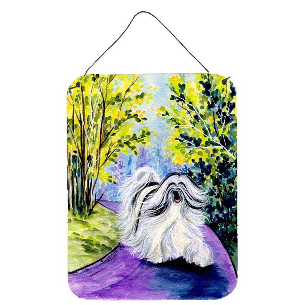 Tibetan Terrier Wall Decor - 12x16 Aluminum Metal Sign for Kitchen, Bar, Bathroom & Front Door - Colorful Home Art Plaque | Perfect for Pet Lovers & Housewarming Gifts