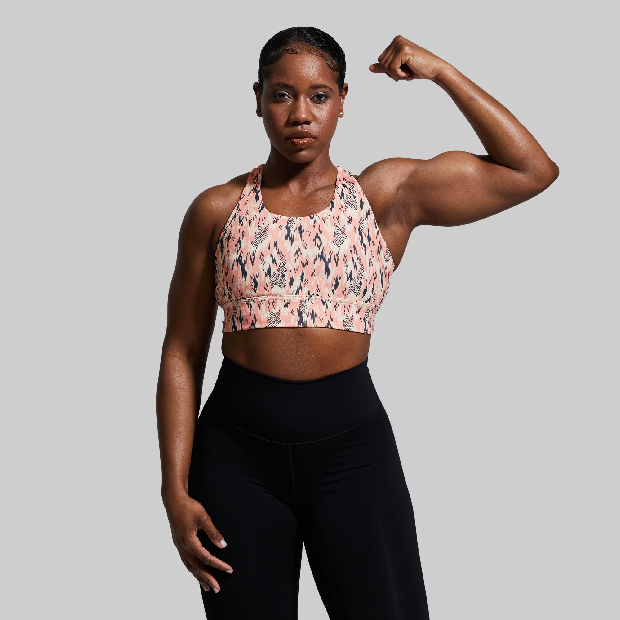 Ignite Sports Bra for Women - High Impact Workout, Running, Yoga - Breathable & Supportive Pink Desert Activewear - Gym, Fitness, Training Essentials