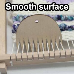 11 Teeth Wooden Weaving Comb for Tapestry & DIY Handcrafts - Perfect for Loom Weaving, Braiding, and Fiber Art Projects