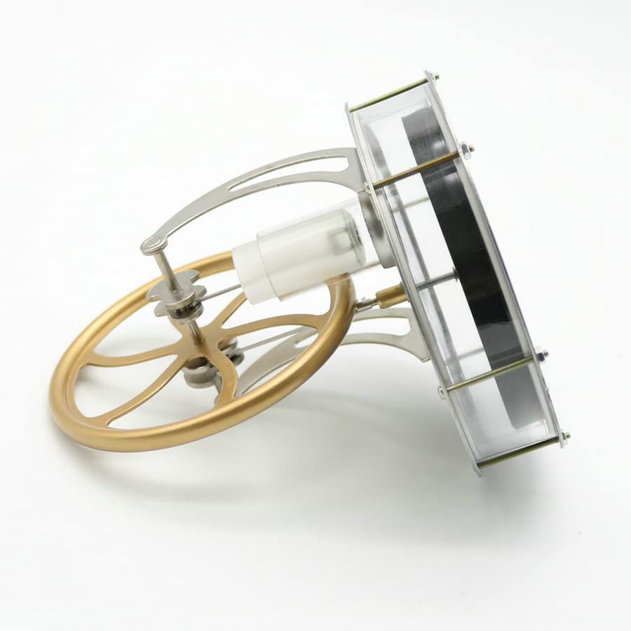 Mini Low Temperature Stirling Engine Model - Educational DIY Steam Heat Powered Motor Kit for Science Experiments & STEM Learning