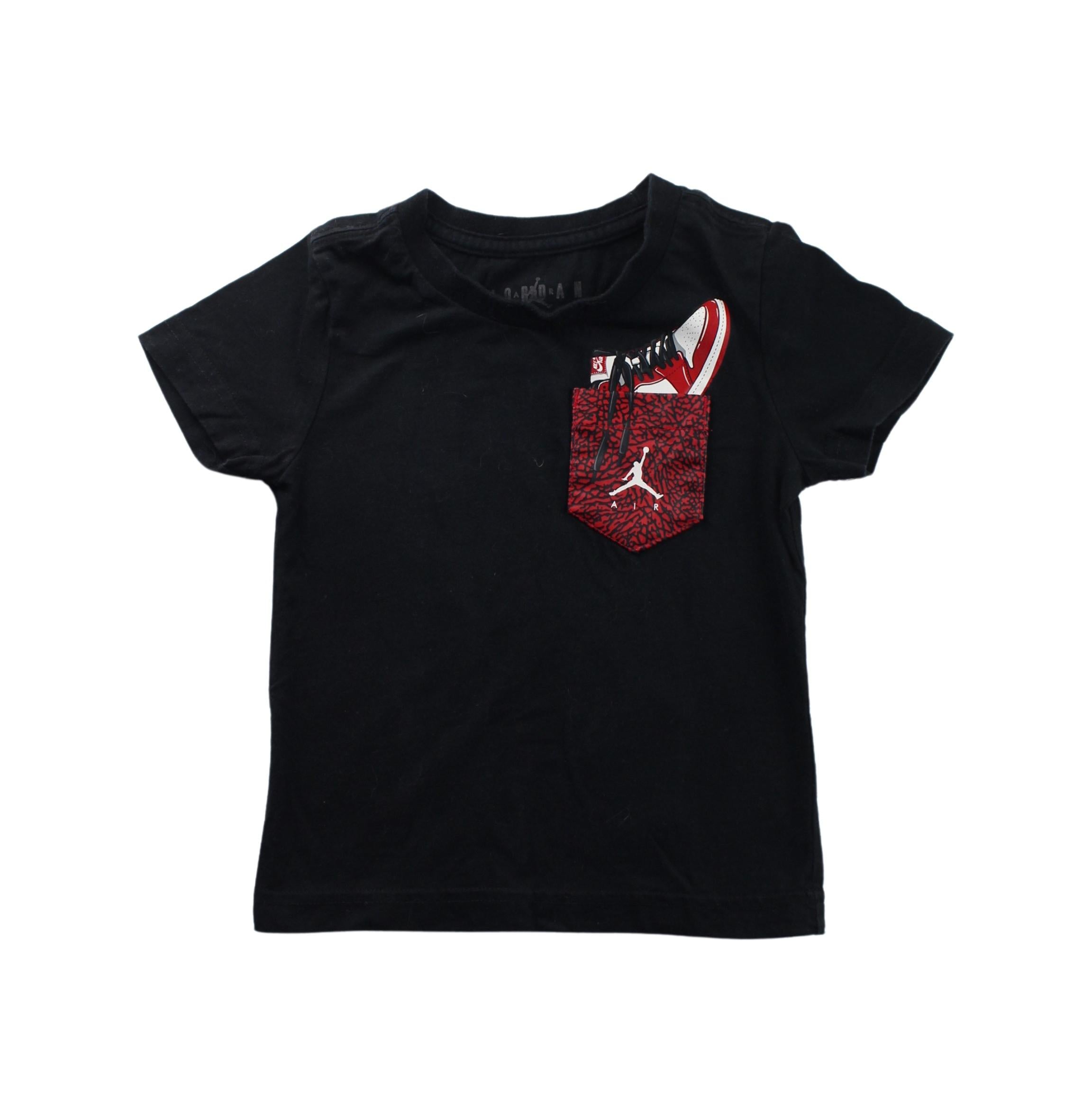 Air Jordan Short Sleeve T-Shirt for Toddlers 2T - Comfortable Cotton Boys' Basketball Tee for Playtime & Casual Wear