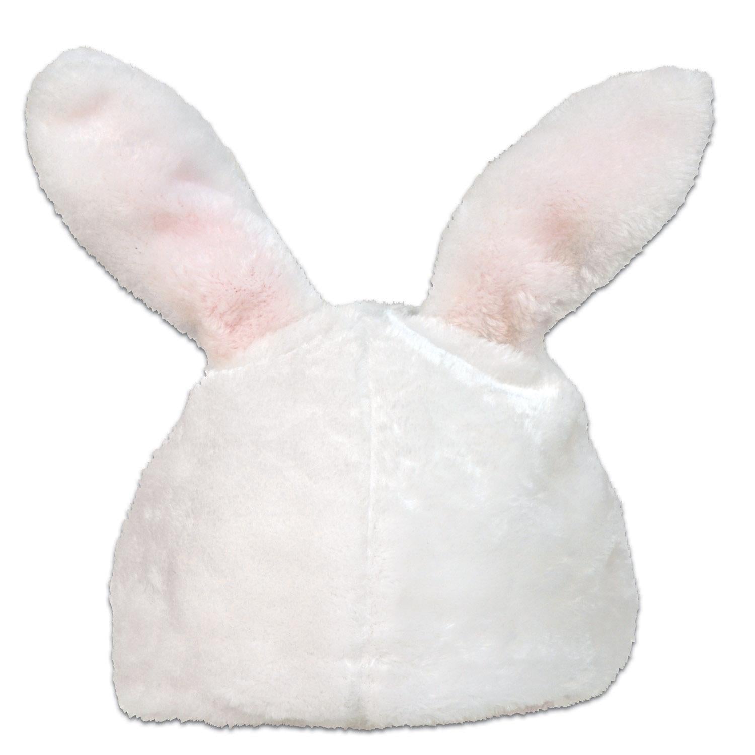 12 Pack Beistle Easter Plush Bunny Head Hats - Soft & Cute Easter Bunny Ears for Kids & Adults - Perfect for Easter Party, Egg Hunt & Spring Festivals