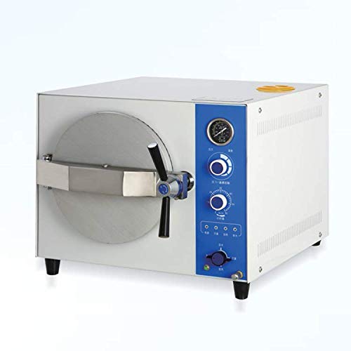 20L High Temperature Steam Sterilizer - Table Top Medical Autoclave for Dental Clinics, Laboratories & Tattoo Shops - Efficient Equipment for Sterilizing Instruments