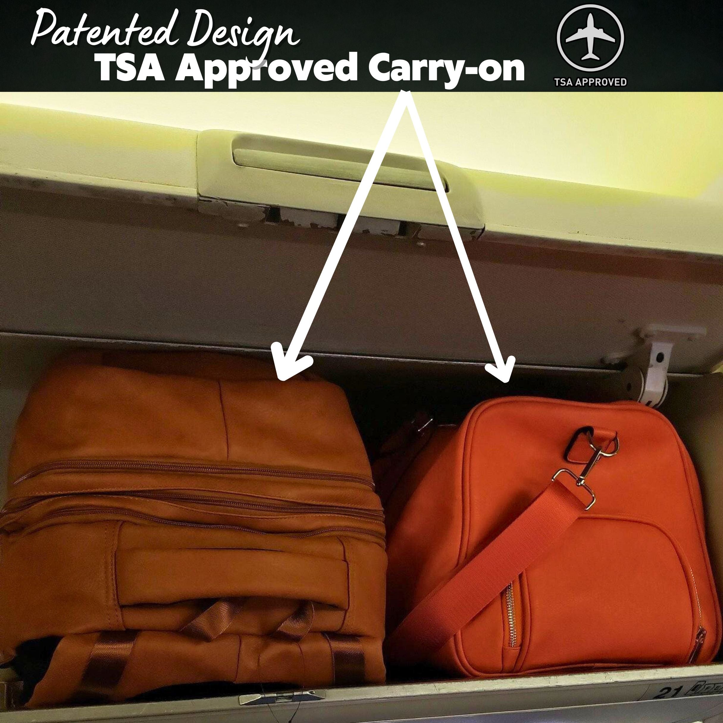 Premium Brown Leather Shoe Bag with Patented XL Design - Fits Up to Size 17 Shoes | Perfect for Travel, Gym & Shoe Storage