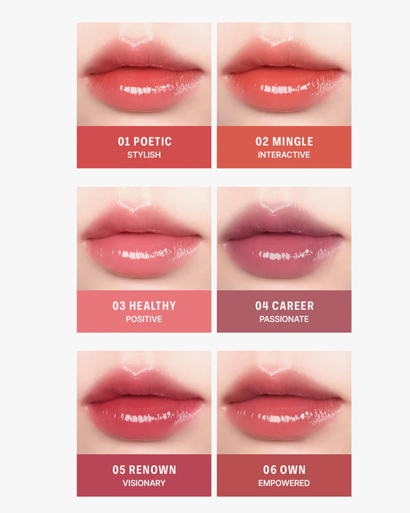 BRAYE Thin Glow Tint Lip Balm - Hydrating & Moisturizing Lip Care with Natural Shine - Perfect for Daily Use, Makeup Looks & Dry Lips