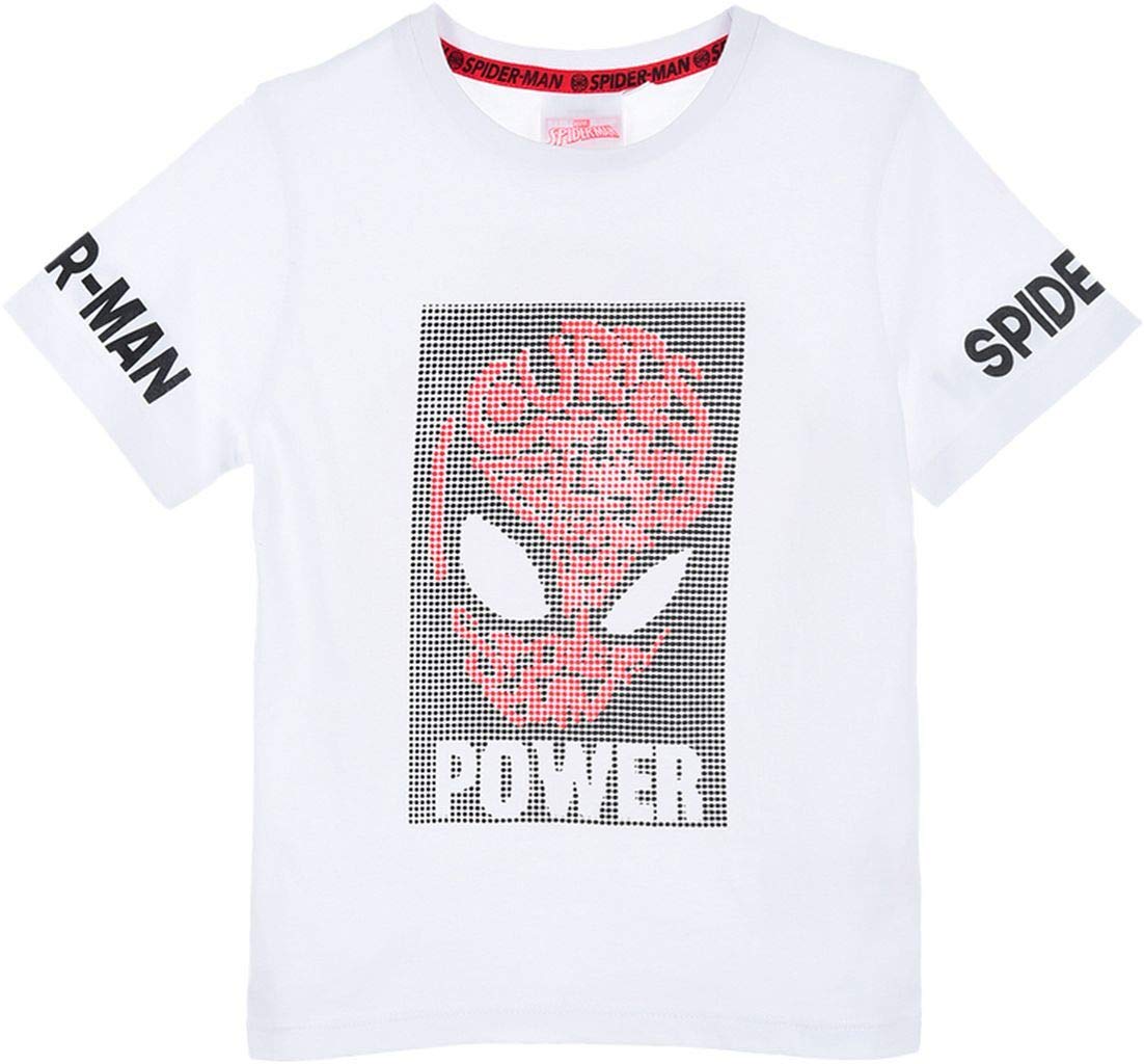 Marvel Spider-Man Boys Short Sleeve T-Shirt - Cool Superhero Graphic Tee for Kids | Perfect for School, Playdates & Cosplay