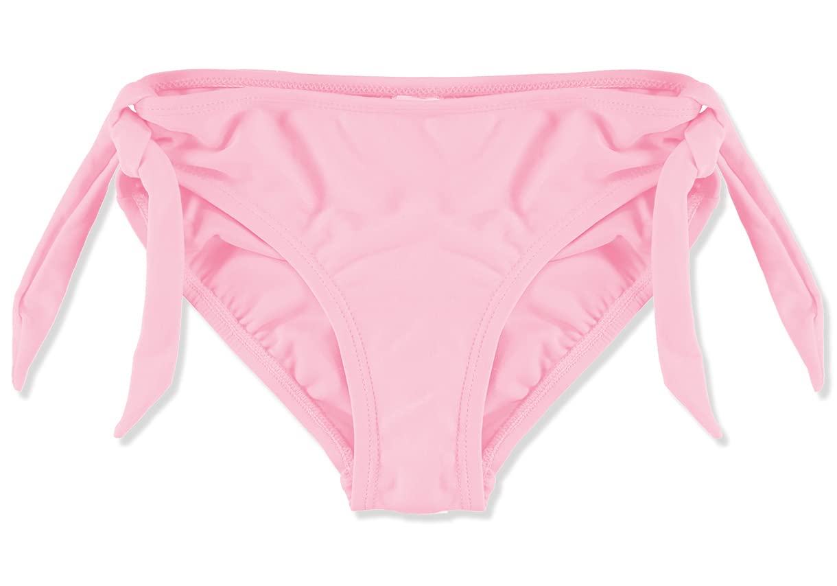Girls 2-Piece Solid Color Tiered Tankini Swimsuit Set - Sizes 6-12 - Perfect for Pool Parties, Beach Vacations & Summer Swim Lessons