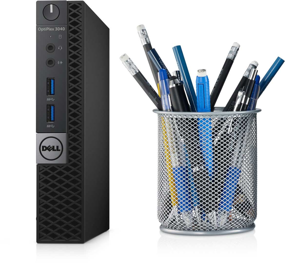 Dell Optiplex 3040 USFF Micro Desktop PC - Intel Core i5-6500T 2.5GHz, 8GB RAM, 240GB SSD, Windows 10 Pro | Compact Business Computer for Office, Home & Remote Work