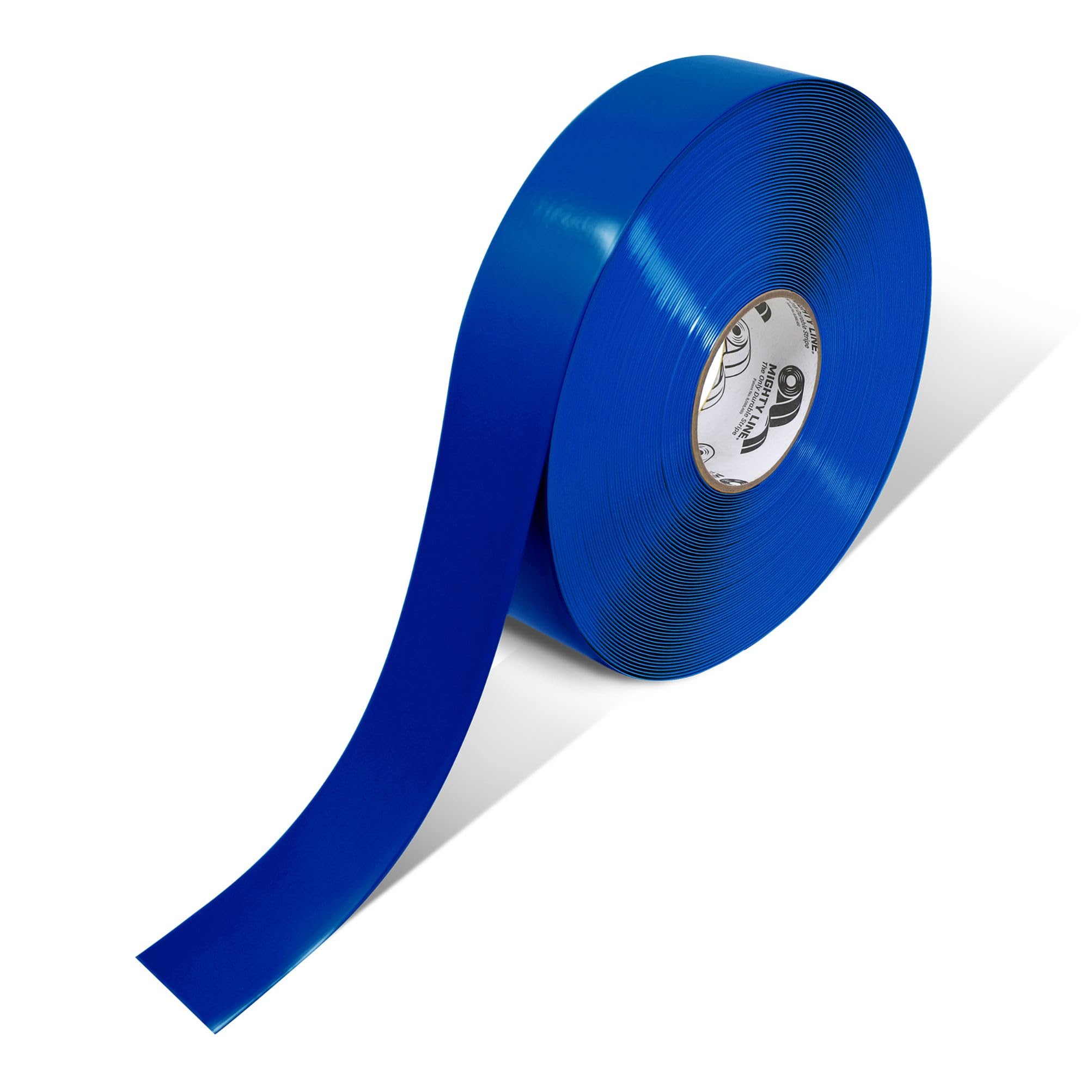 Mighty Line 3RB Non-Slip Floor Tape - 3 Inch x 100 Feet Blue Safety Marking Tape for Warehouses, Factories & Gym Floors