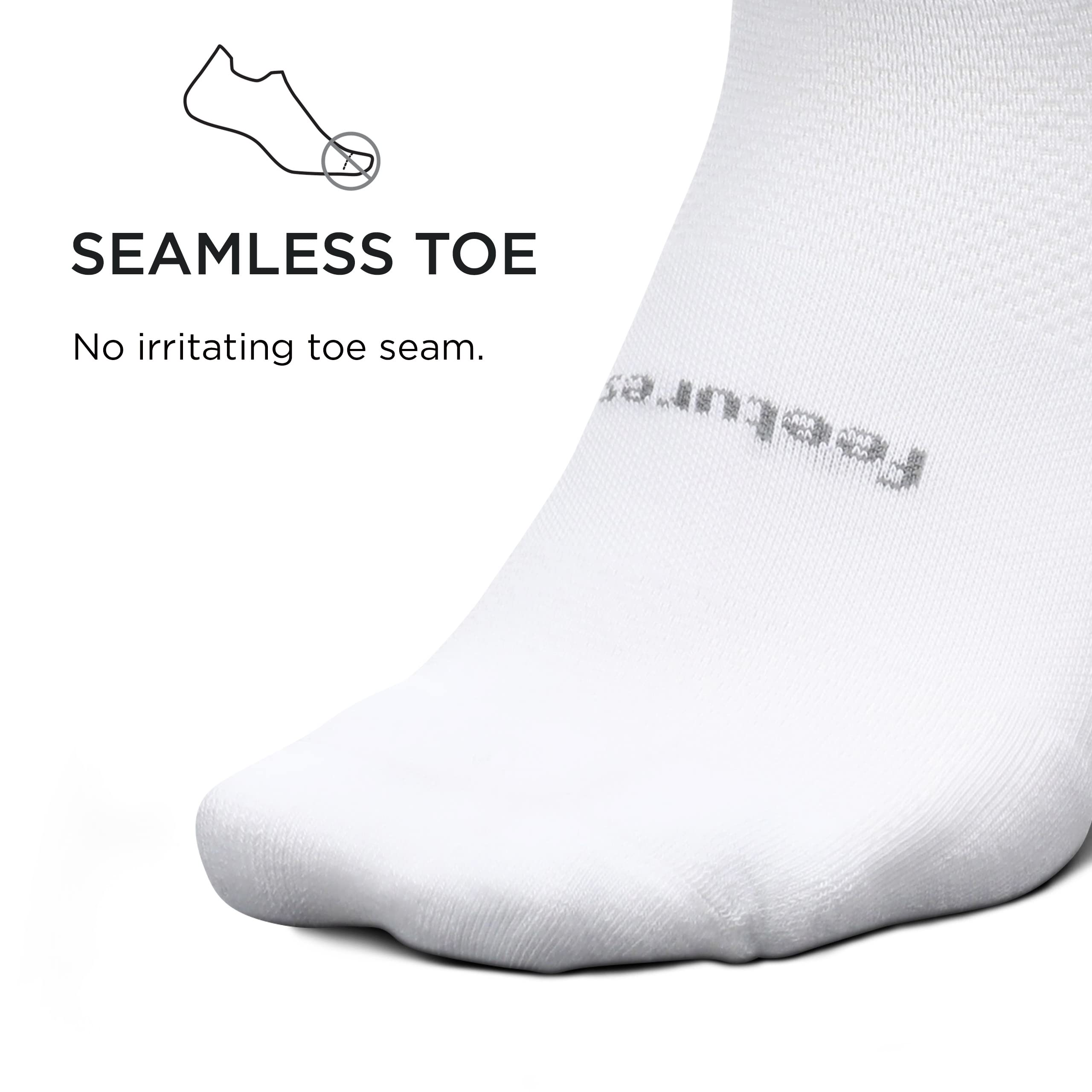 Feetures High Performance Max Cushion Classic Crew Socks for Women & Men - Moisture-Wicking Athletic Running & Hiking Socks (1 Pair) - Perfect for Marathon Training, Gym Workouts & Outdoor Adventures