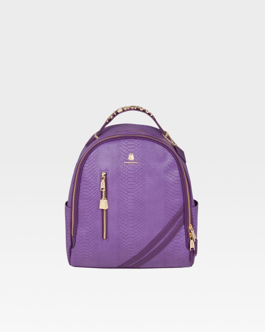 Apollo 1 BFF Backpack - Waterproof Purple School Backpack for Women & Girls - Perfect for College, Travel, Work & Everyday Use