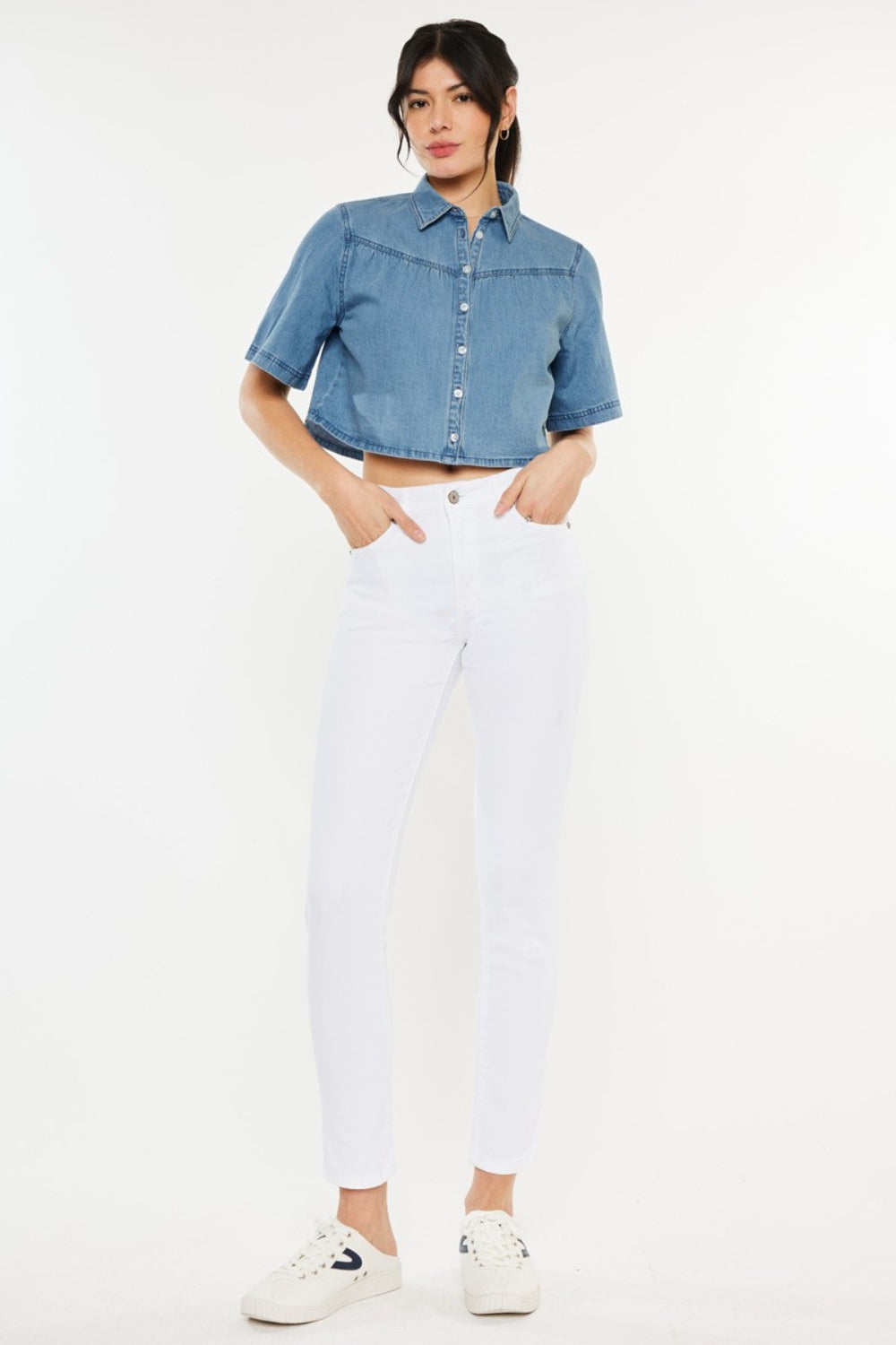 Kancan High Rise Ankle Skinny Jeans for Women - Stretch Denim Pants, Slim Fit, Comfortable & Trendy - Perfect for Casual Outfits, Date Nights & Everyday Wear