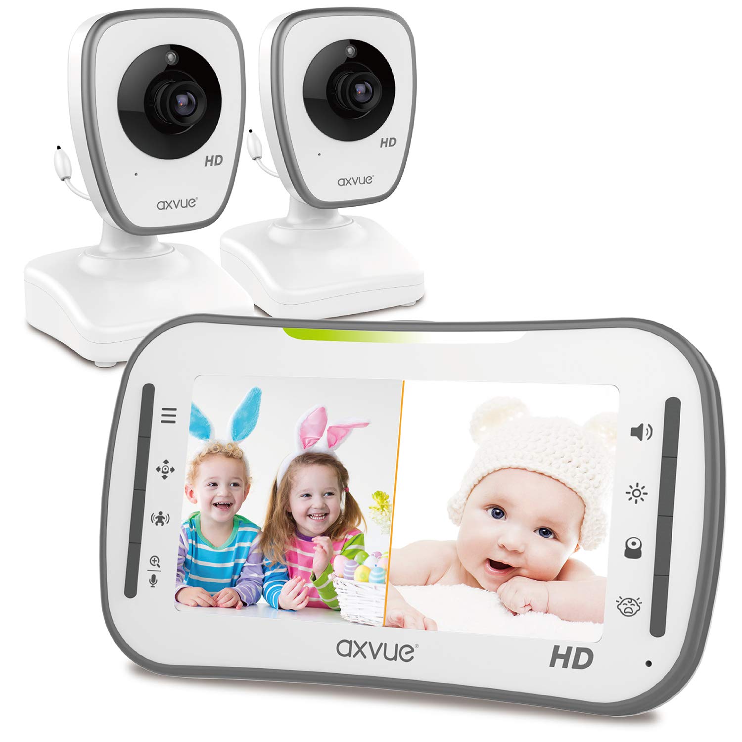 Axvue HD Video Baby Monitor with 720P Resolution & 5.0