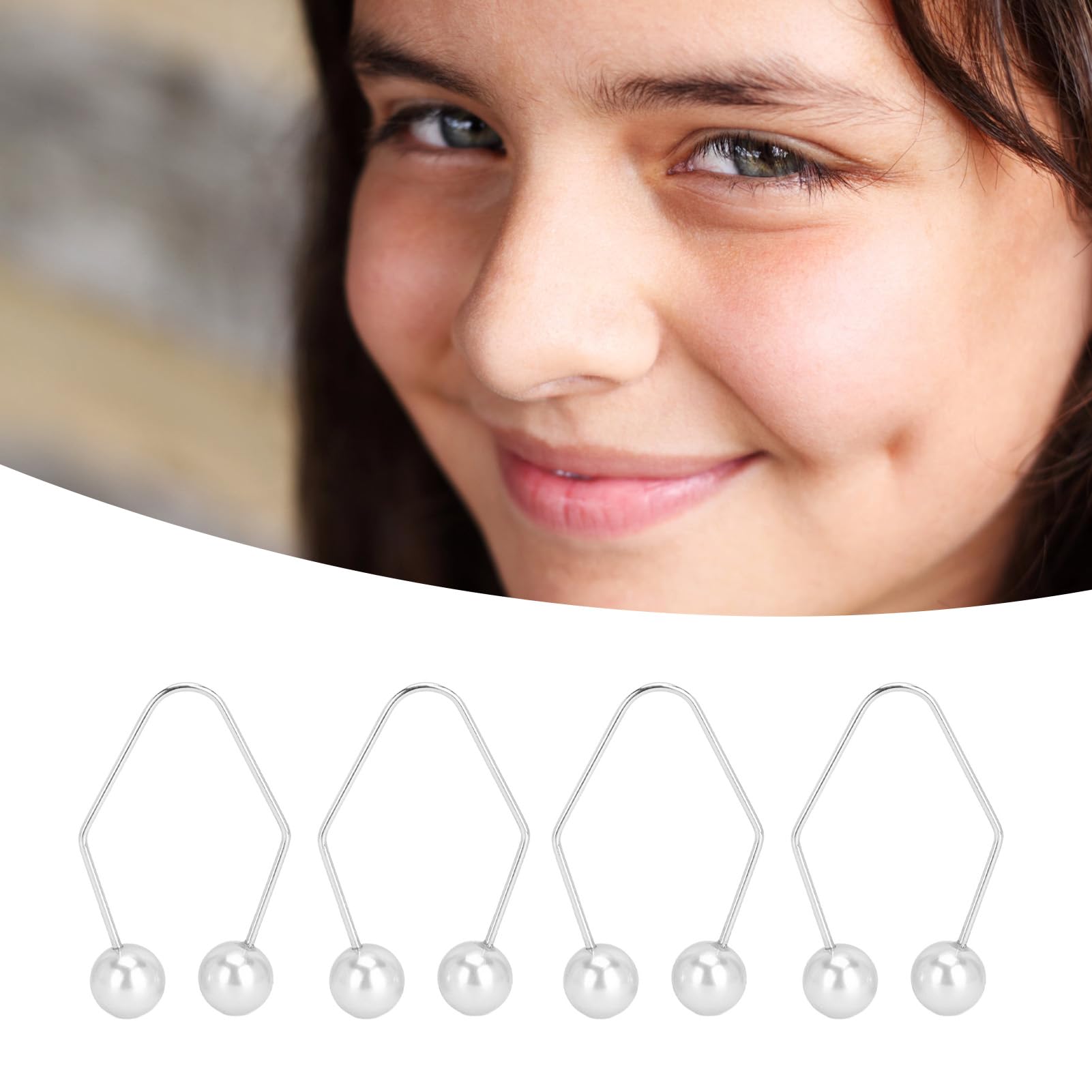 Facial Dimple Trainer - Natural Smile Enhancer for Cheek Dimples, Face Exercise Balls to Improve Smile & Facial Contour (White) | Perfect for Selfie Poses, Beauty Routines & Confidence Boosting