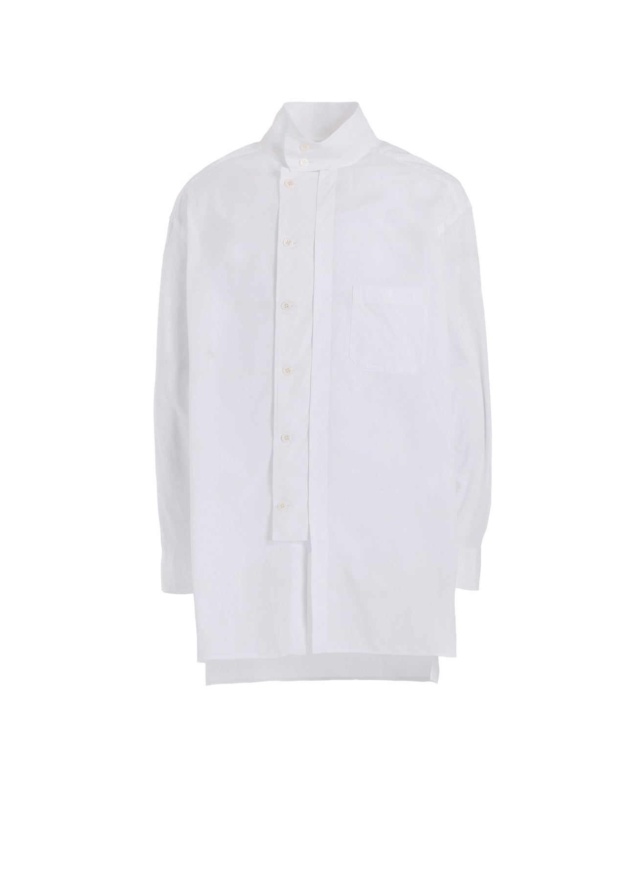 Premium Cotton Broadcloth Button-Down Shirt with Multi-Button Sleeves & Stand Collar - Perfect for Business Casual, Office Wear & Smart Outfits