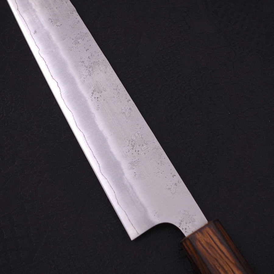 Premium Sujihiki Knife 270mm - High Carbon Silver Steel #3 with Nashiji Finish & Sumi Urushi Handle - Japanese Sushi & Sashimi Chef Knife for Professional Cooking & Meat Slicing