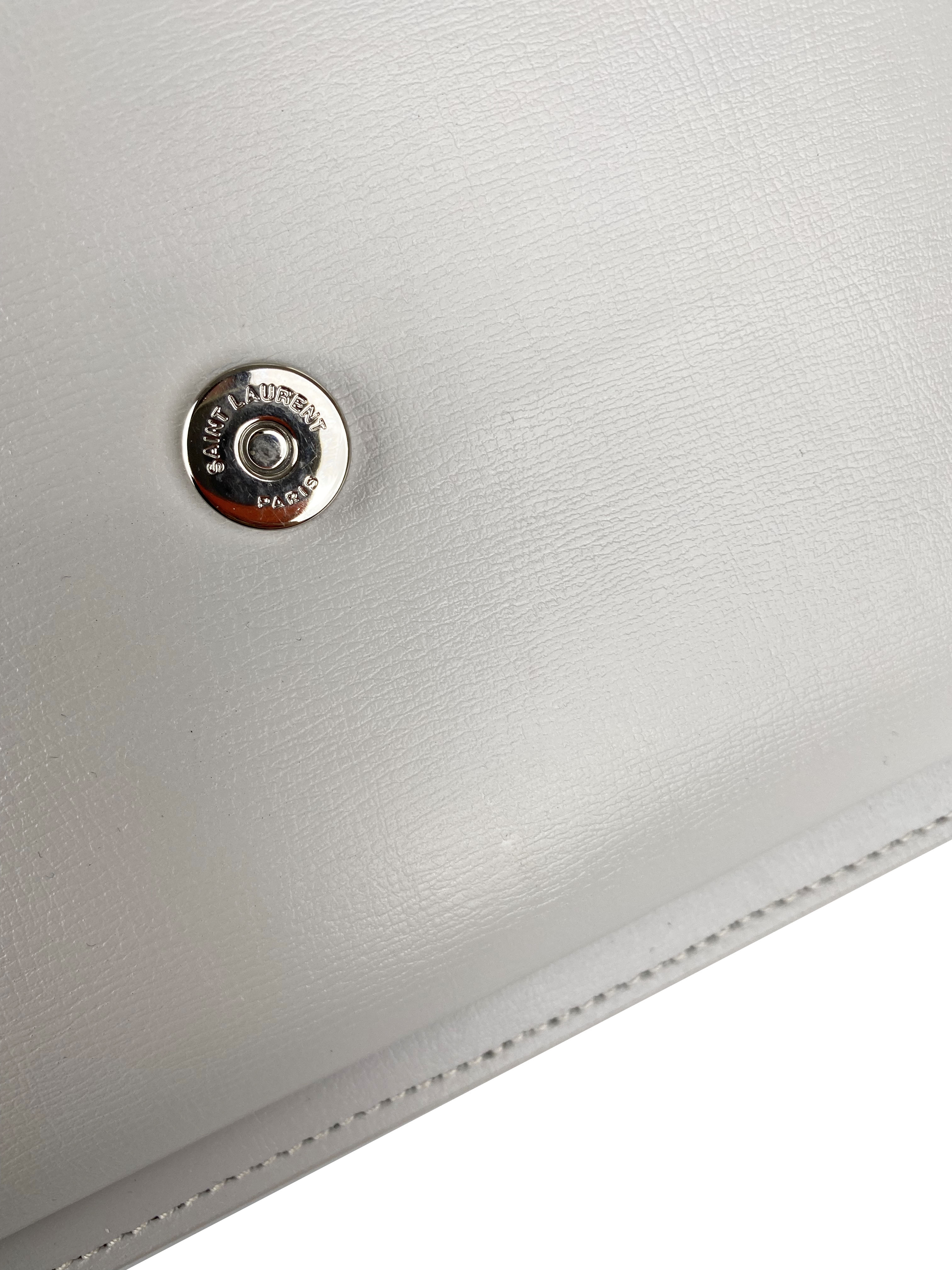 Saint Laurent Granite Grey Medium Sunset Bag - Luxury Designer Shoulder Bag for Women | Perfect for Work, Evening Events & Travel