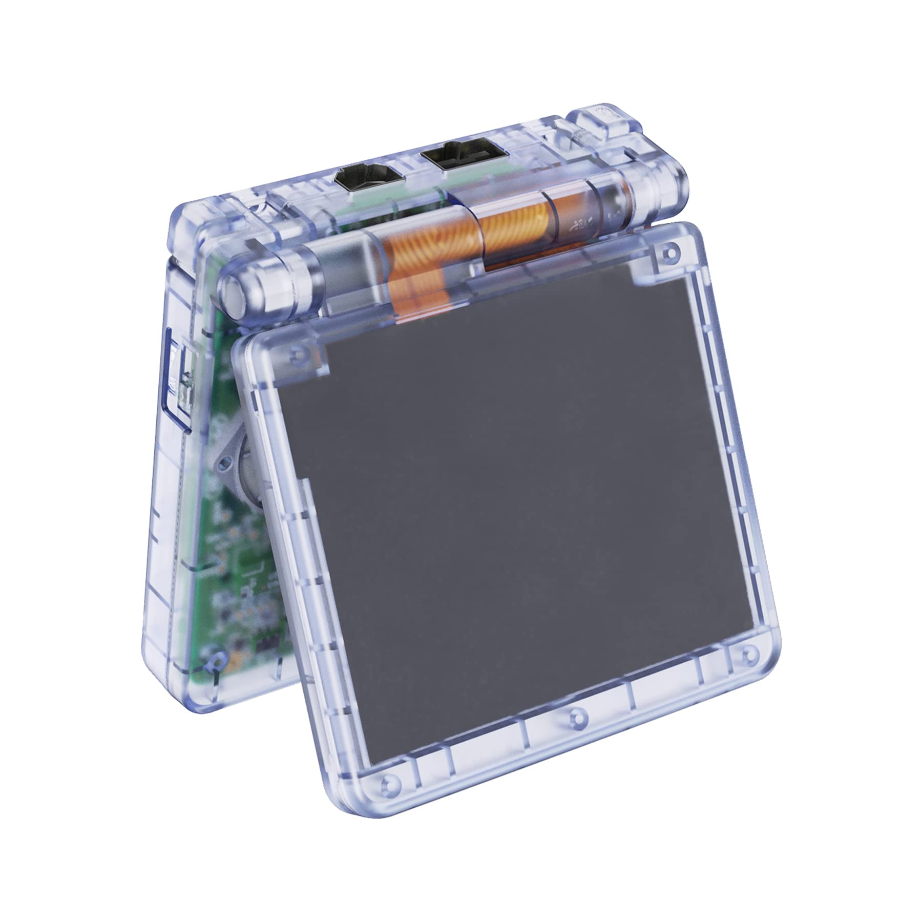 eXtremeRate Glacier Blue Custom Replacement Housing Shell for Gameboy Advance SP GBA SP - Compatible with IPS & Standard LCD Screens - DIY Console Modding Kit - Perfect for Gaming Enthusiasts & Retro Console Collectors