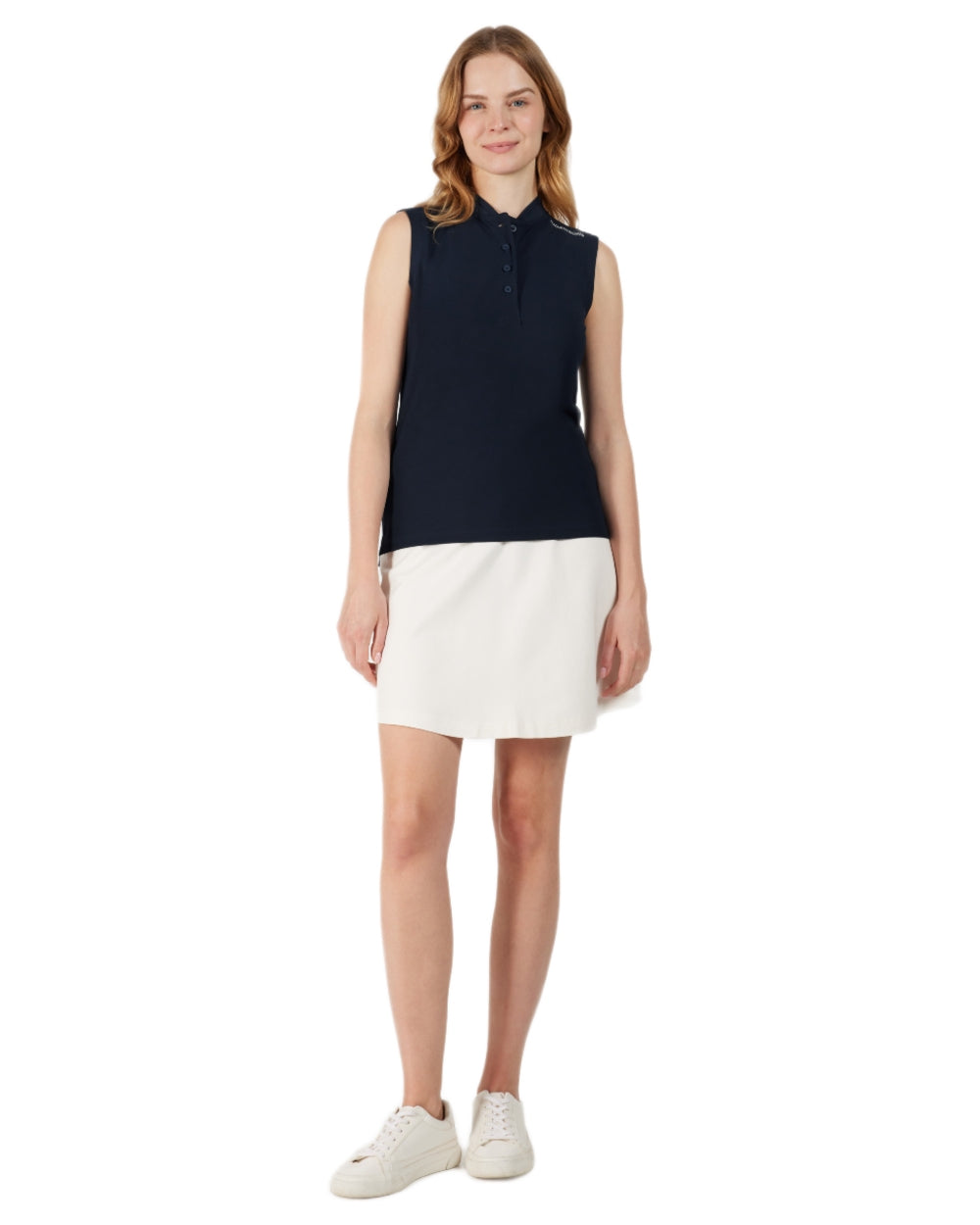 Didriksons Women's Nikki Sleeveless Polo T-Shirt - Breathable Summer Golf & Tennis Top for Active Lifestyles