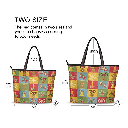 Checked Tote