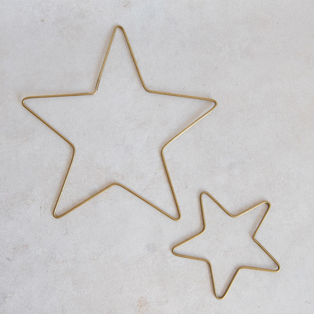 Brass Star Decor - Handcrafted Brass Star Ornaments for Home, Wall, and Christmas Tree Decoration | Perfect for Holiday, Wedding, and Party Decor