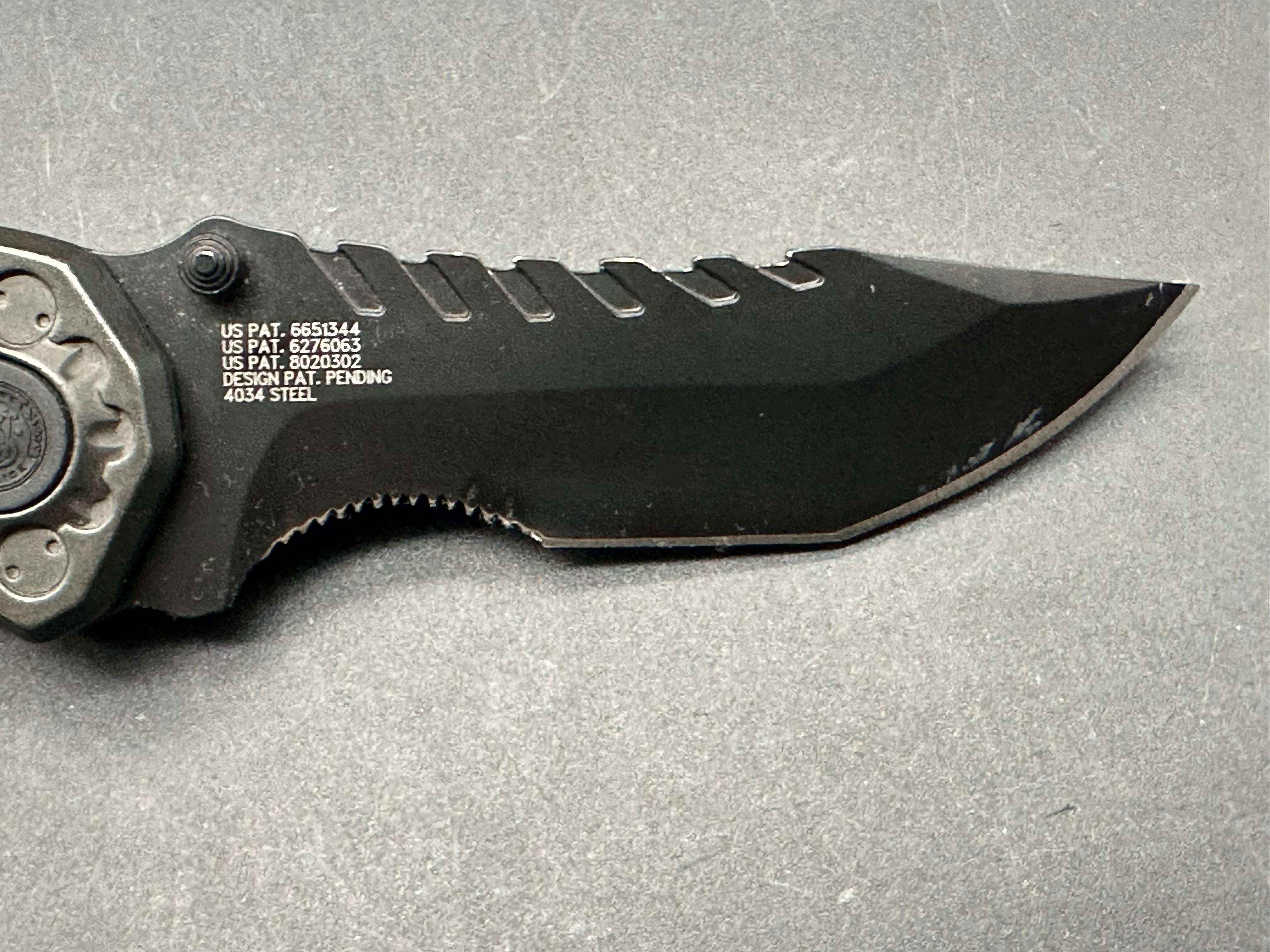 Smith & Wesson M.A.G.I.C. Assisted Opening Clip Point Folding Knife - Tactical EDC Pocket Knife for Outdoor, Camping, Hiking & Everyday Carry (EDC)