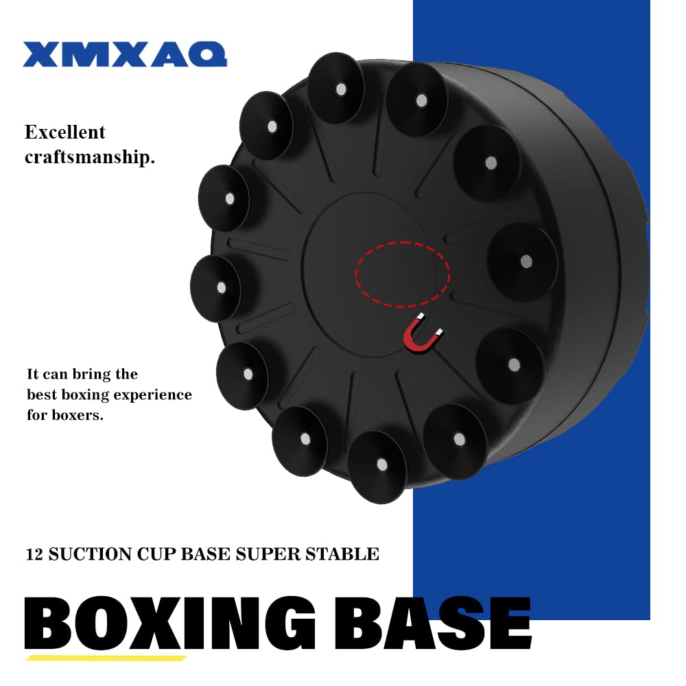 Freestanding Heavy Punching Bag with Stand - Adult & Youth Boxing Bag with Suction Cup Base for Home, Office, Gym - Perfect for Kickboxing, MMA Training & Fitness Workouts