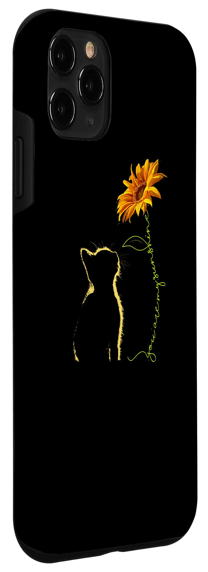 iPhone 11 Pro Funny Cat My Sunshine Case - Cute Cartoon Cat Design Protective Phone Cover for Apple iPhone 11 Pro - Perfect Gift for Cat Lovers & Daily Use