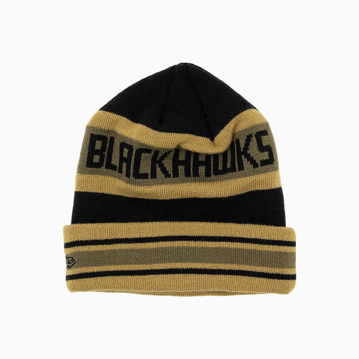 Chicago Blackhawks NHL Official Knit Beanie Hat - Winter Warm Cuffed Skull Cap for Men & Women - Perfect for Hockey Games, Outdoor Sports & Cold Weather
