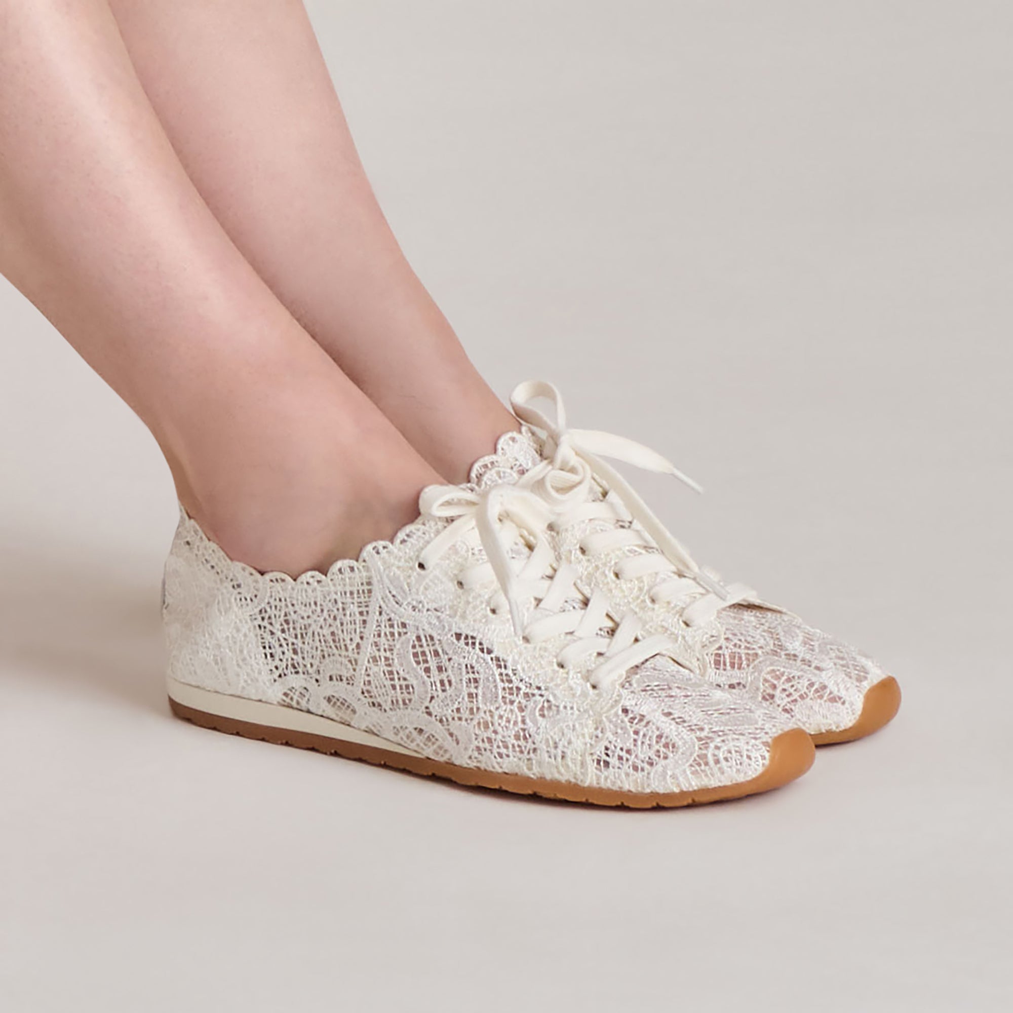 DAYANA Women's White Lace-Up Sneakers - True White Fashion Shoes for Casual Wear, Walking & Everyday Comfort