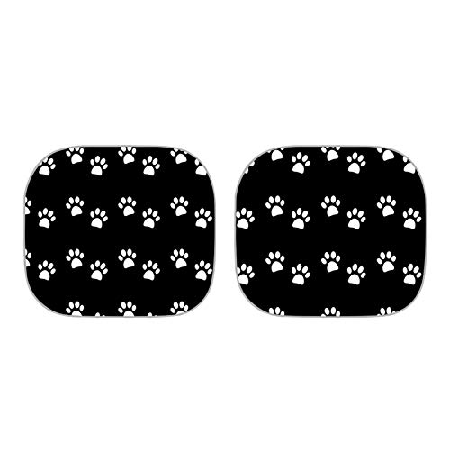 Dog Paw Print-Black