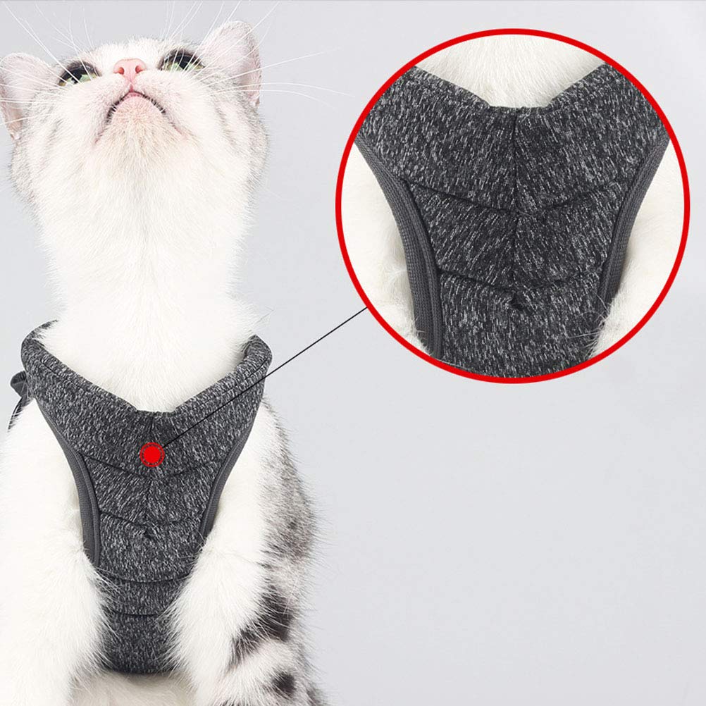 Small Dog Harness & Cat Vest Harness - Adjustable Pet Chest Strap with Leash for Walking, Training & Outdoor Adventures