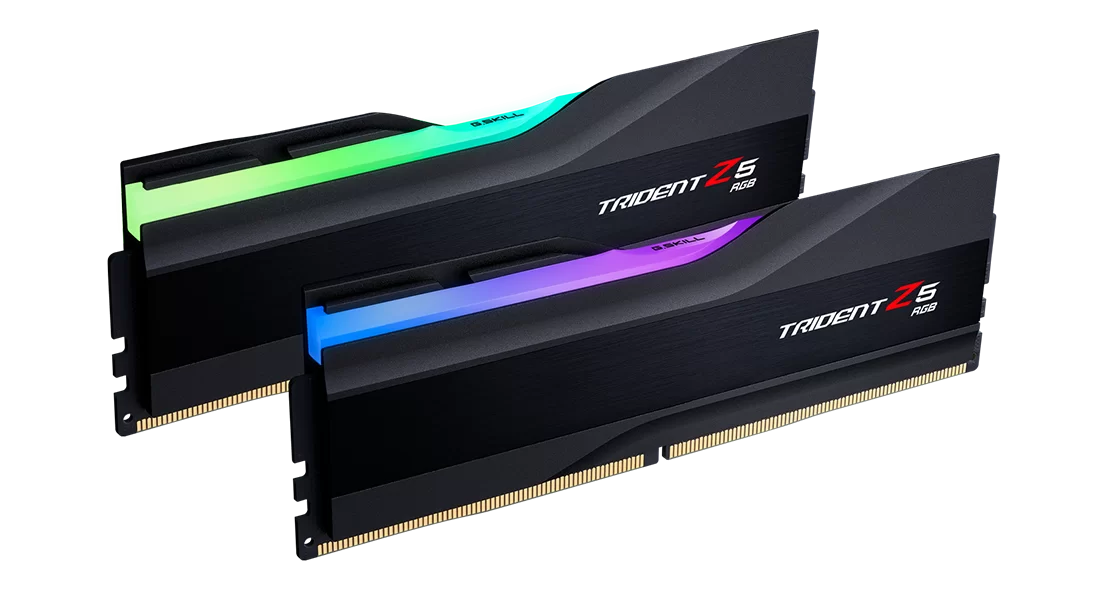 G.Skill Trident Z5 RGB 32GB (2x16GB) DDR5 7200MHz CL34 Desktop Memory Kit - Intel XMP 3.0 Certified for High Performance Gaming & PC Builds | Perfect for Gaming Rigs, Workstations & Content Creation PCs