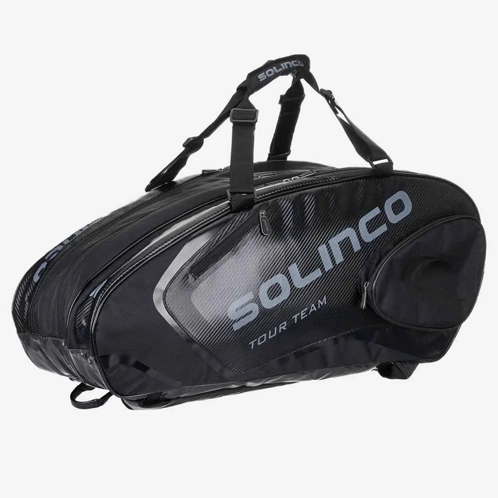 Solinco Tour Team 15 Pack Tennis Bag Camouflage - Durable Tennis Backpack for Players & Coaches - Perfect for Tournaments, Practice & Gym Storage