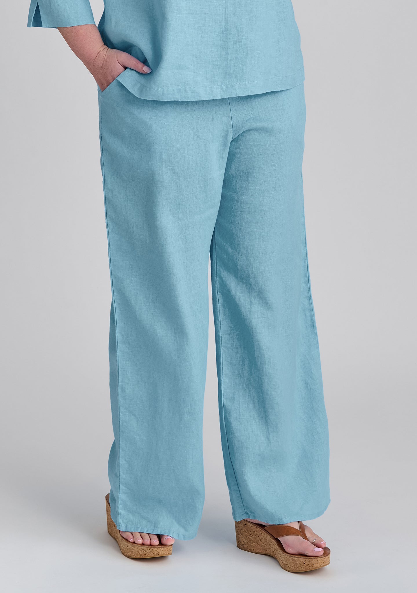 Stylish Full Length Linen Pants for Women - Comfortable Summer Picnic Pants - Perfect for Outdoor Activities, Beach Vacations & Casual Wear