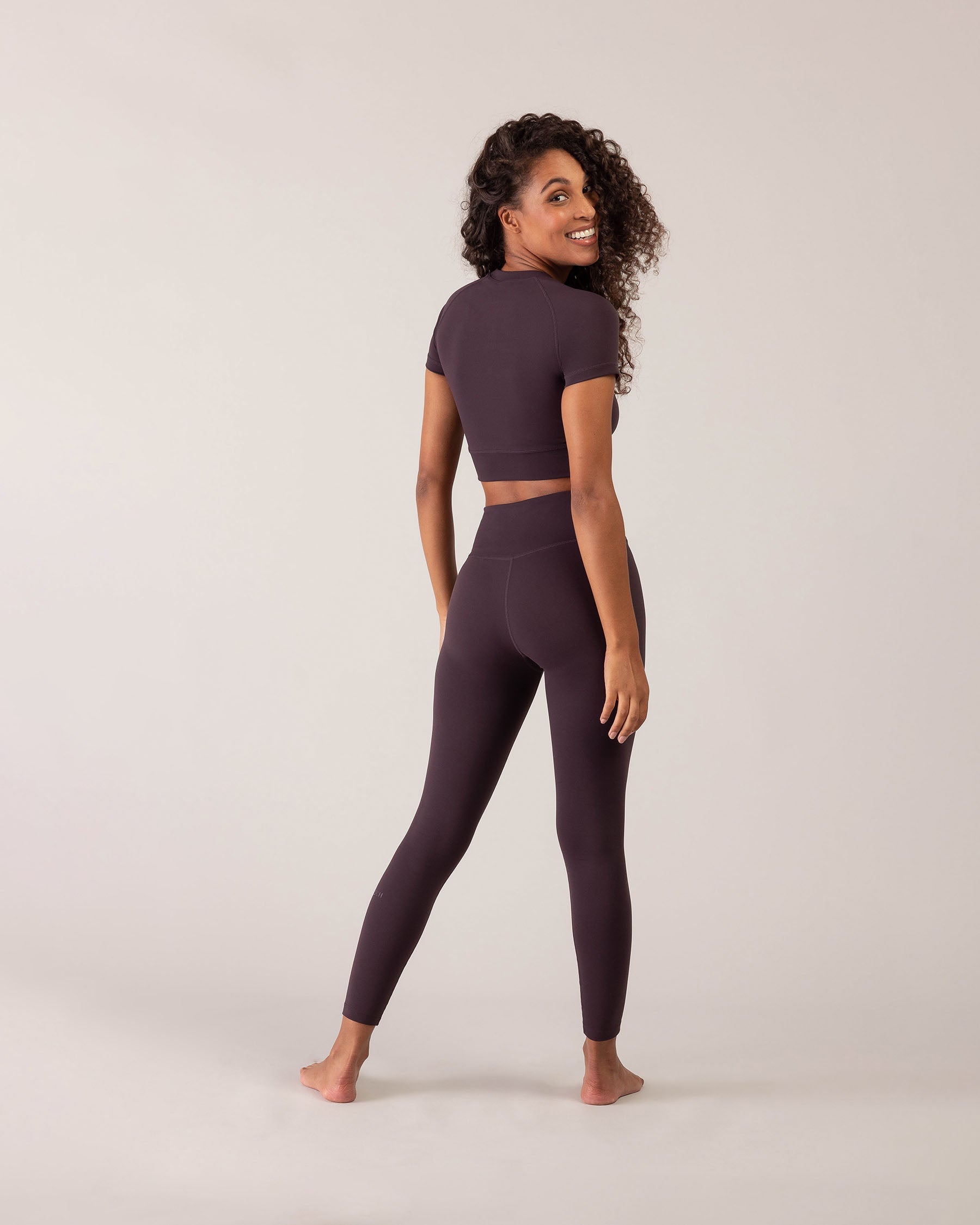 BLOCH Women's 7/8 Length Cross Over Legging - High Waist Yoga Pants for Dance, Workout & Lounge Wear