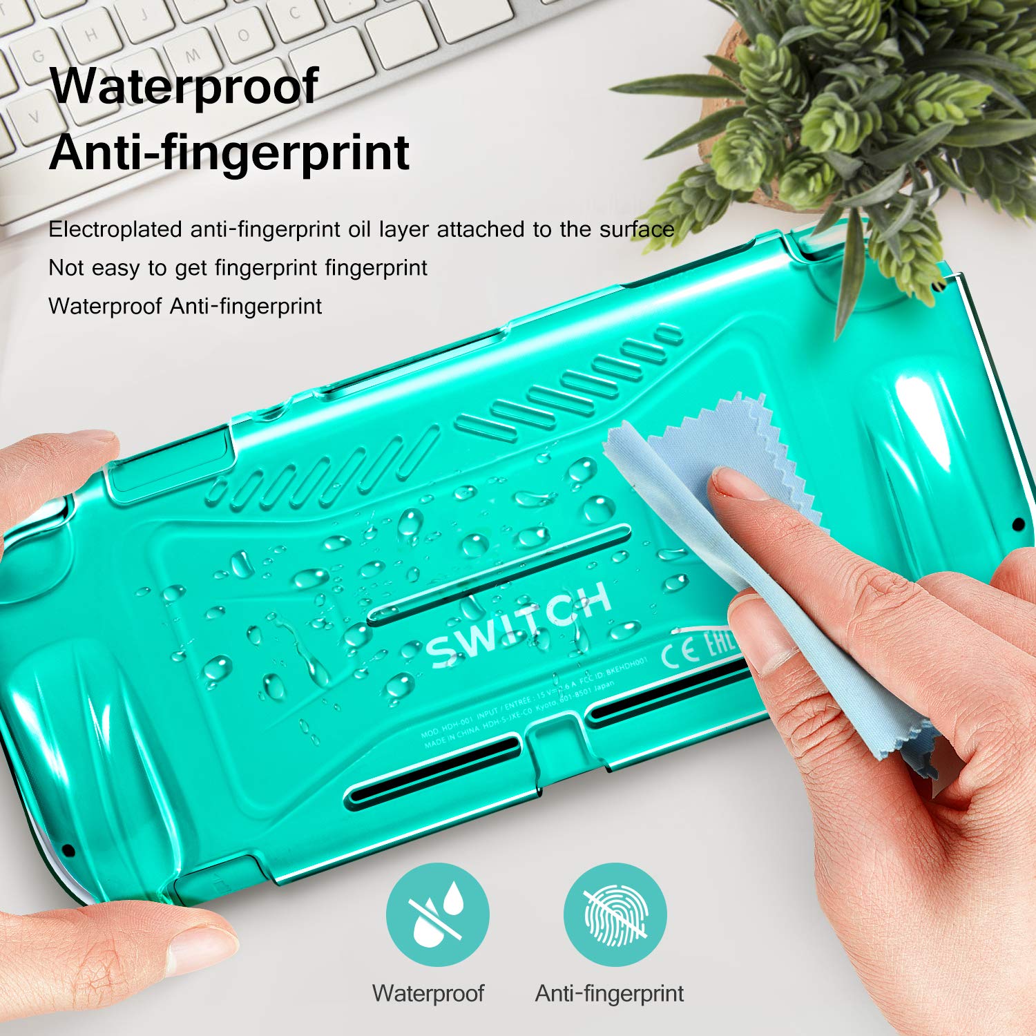 2+1 Pack iVoler Tempered Glass Screen Protector for Nintendo Switch Lite (2 Pack) with Protective TPU Case - HD Clear, Anti-Scratch, Shock-Absorption Grip Cover - Perfect for Gaming On-The-Go & Travel Protection