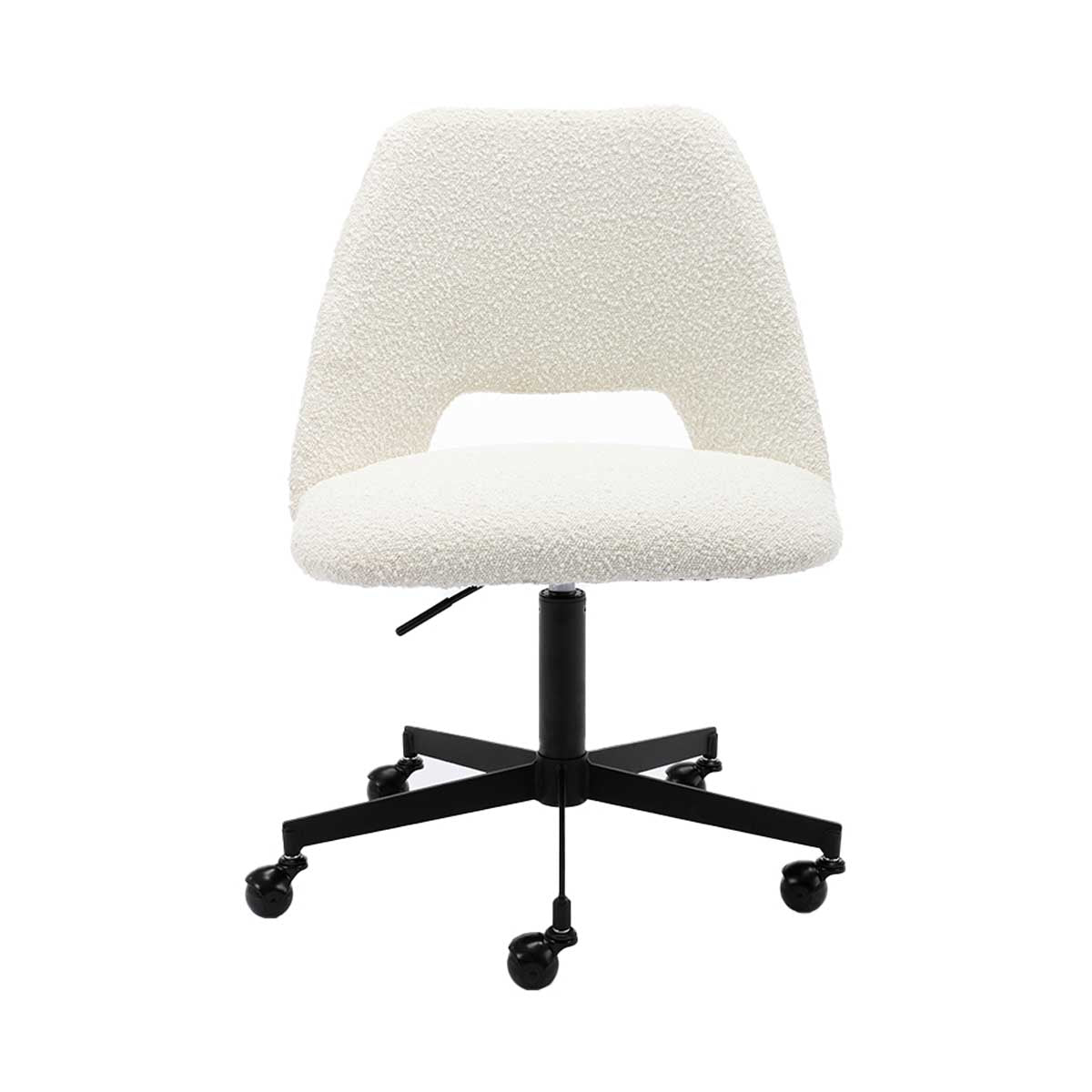 Luxury Belmont Boucle Office Chair - Ergonomic Executive Desk Chair with Adjustable Height for Home & Office Workspace - Perfect for Remote Work, Gaming & Study