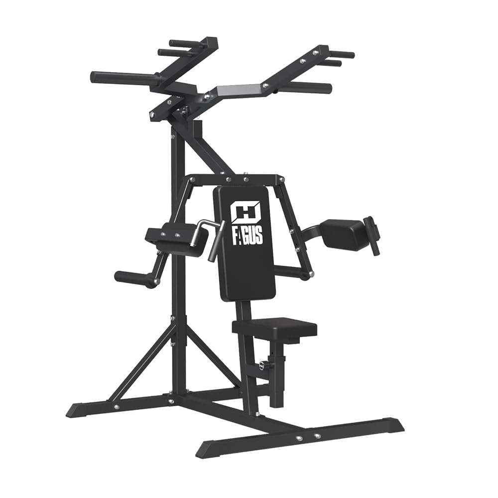 Plate Loaded Shoulder Press Machine - Adjustable Deltoid & Lateral Raise Strength Trainer with Ergonomic Seat for Home & Commercial Gym Use - Perfect for Upper Body Workouts, Shoulder Toning & Strength Training
