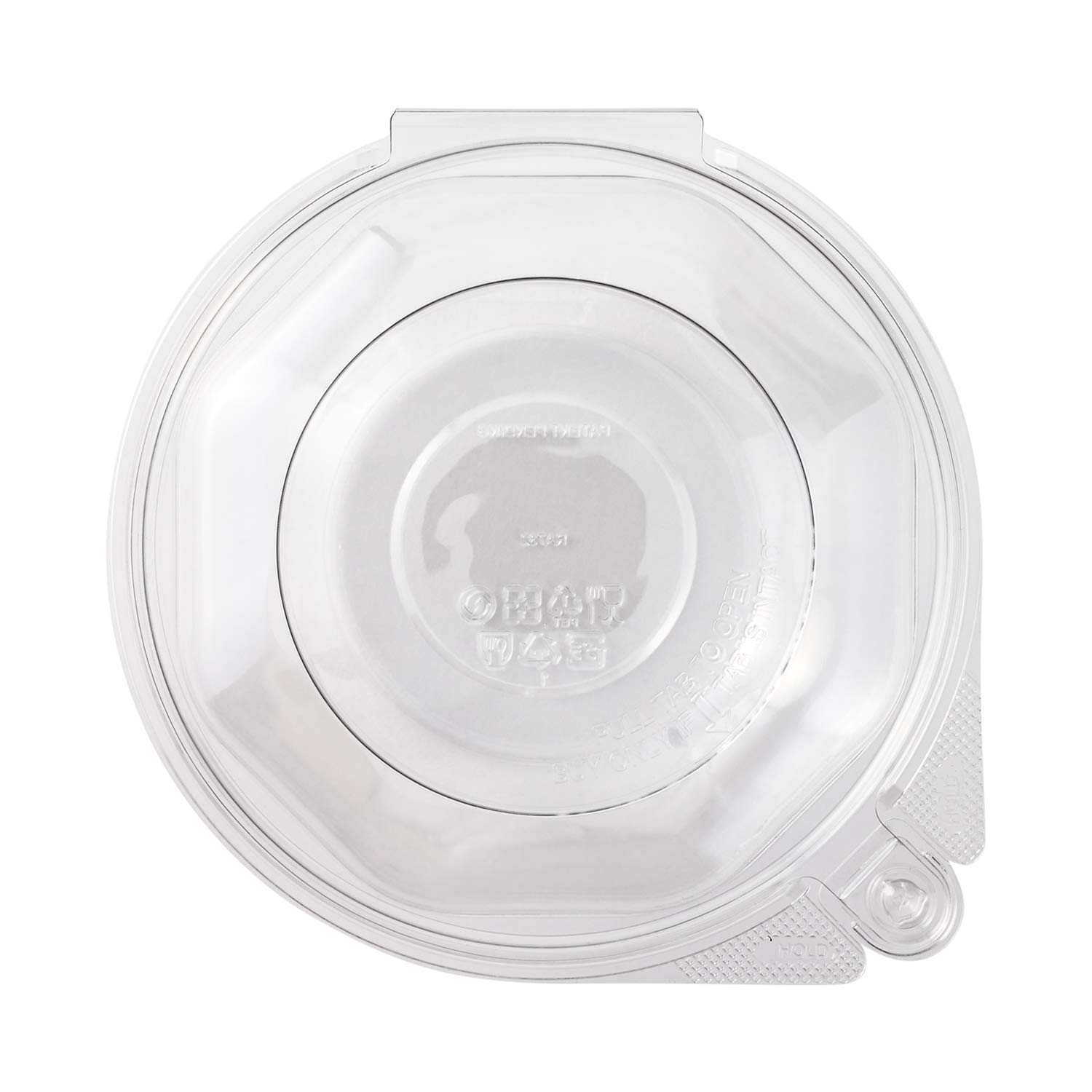 32oz Clear PET Tamper-Proof Clamshell Salad Bowls - 240 Pack Reusable Freezer-Safe Food Containers | BPA-Free, Recyclable & Leak-Proof | Perfect for Meal Prep, Takeout, Catering & Restaurant Use