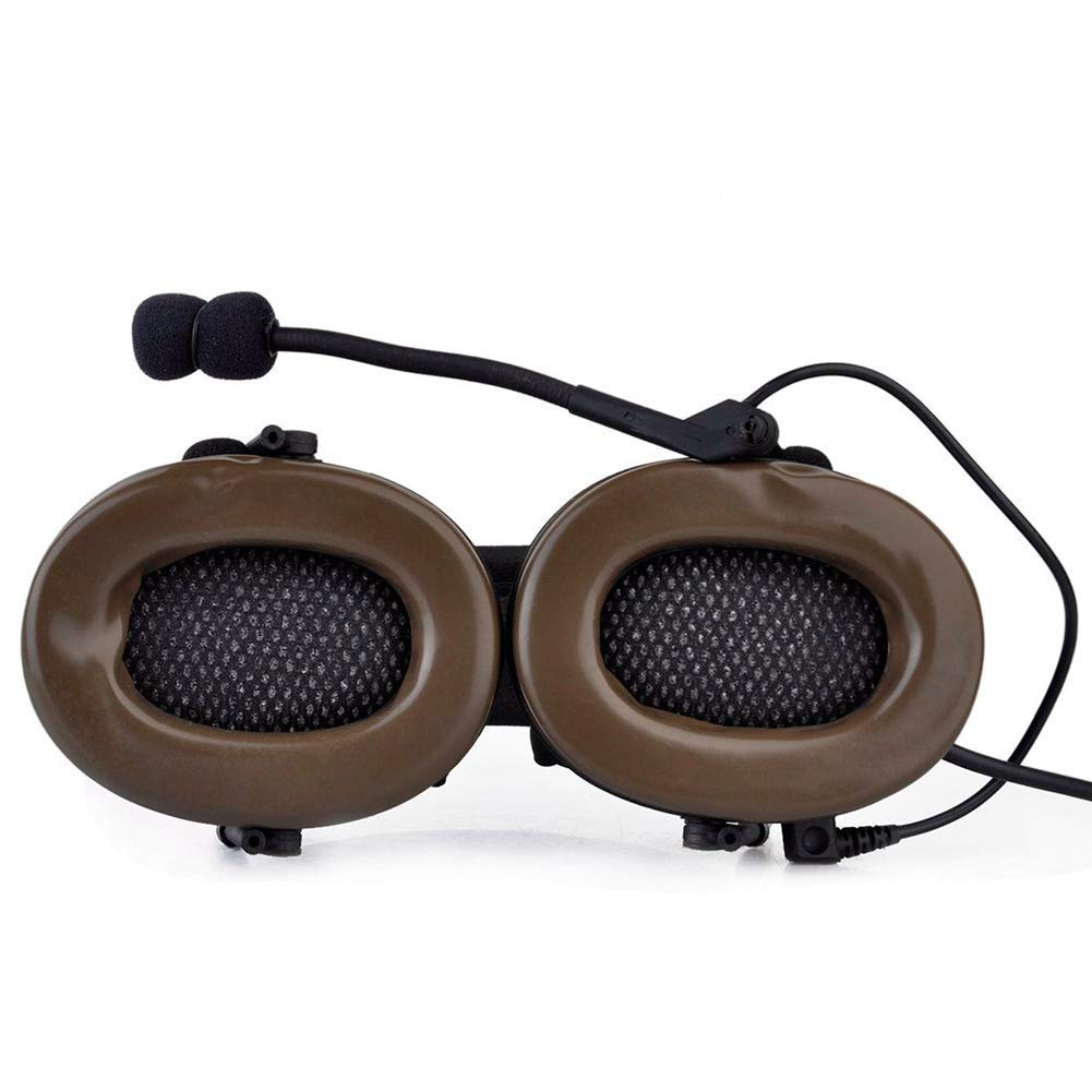 Best Electronic Hearing Protection Earmuffs with Communication - Noise Cancelling Safety Headset for Shooting, Construction & Industrial Use