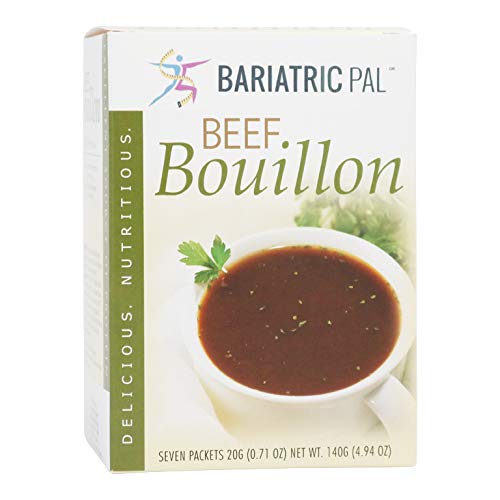 BariatricPal High Protein Beef Bouillon Soup - Low Carb, Keto-Friendly Meal Replacement for Weight Loss & Bariatric Surgery Recovery - Perfect for Post-Op Diets & Healthy Lifestyle